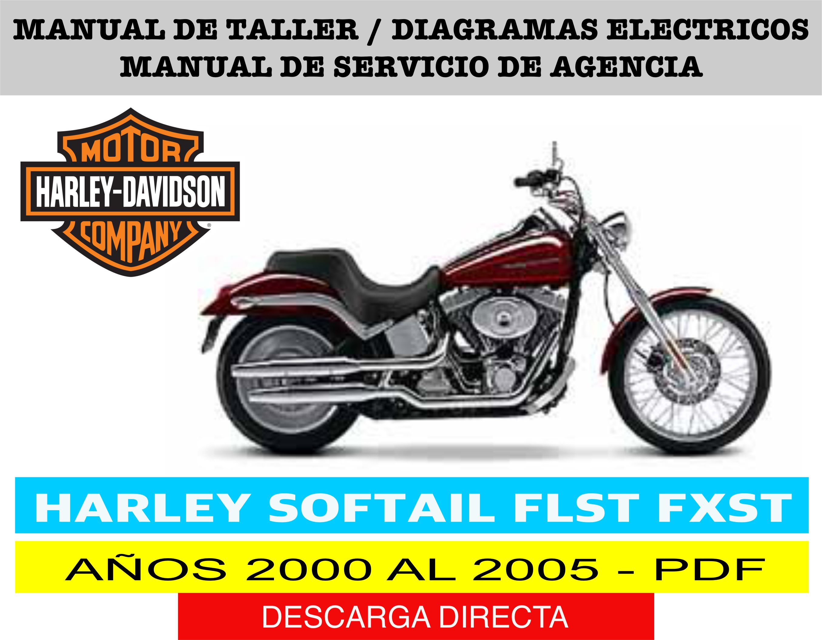Manual de Servicio Harley Davidson Softail 2000-2005